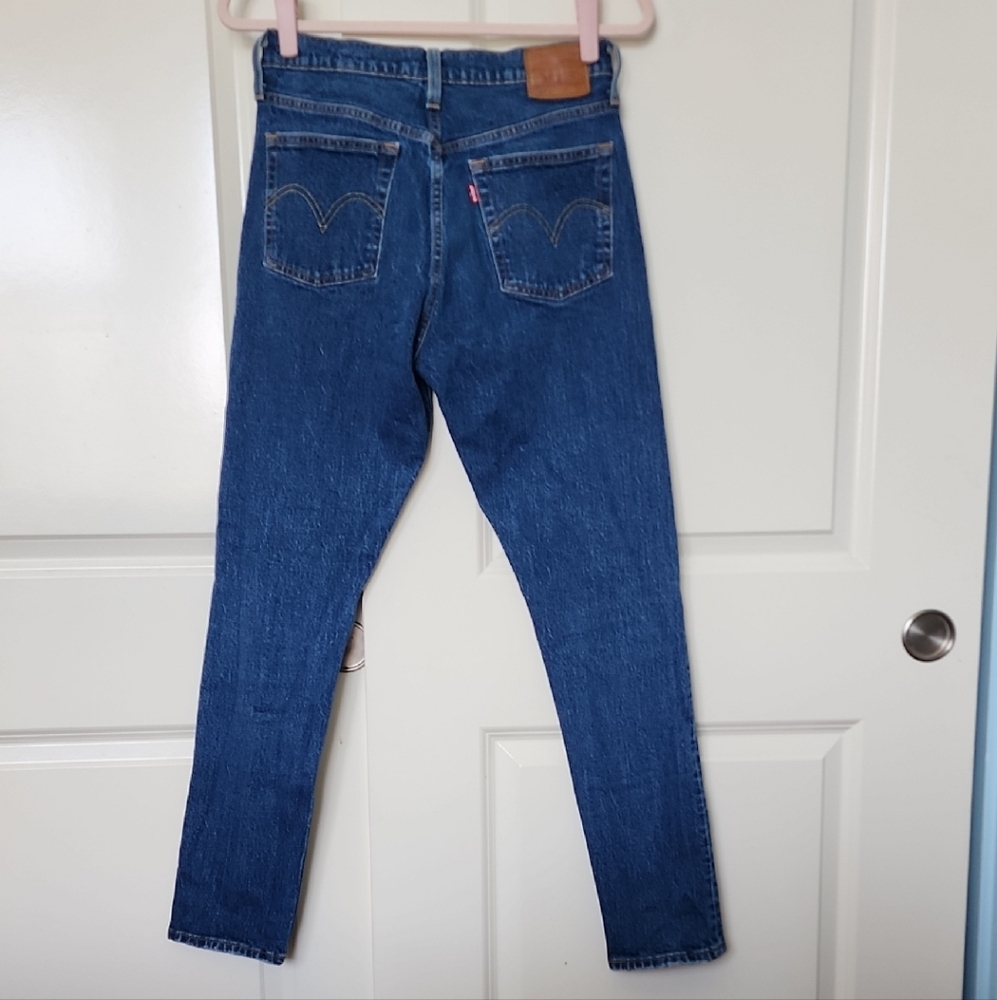 Levi's Women's Classic 501 S Blue Skinny Jeans